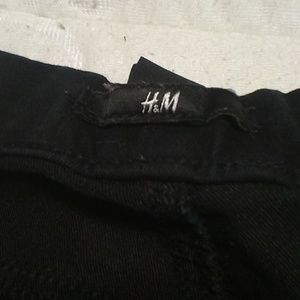 H&m black pants size 15